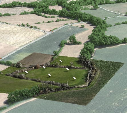 Intégration paysagère de trackers solaires